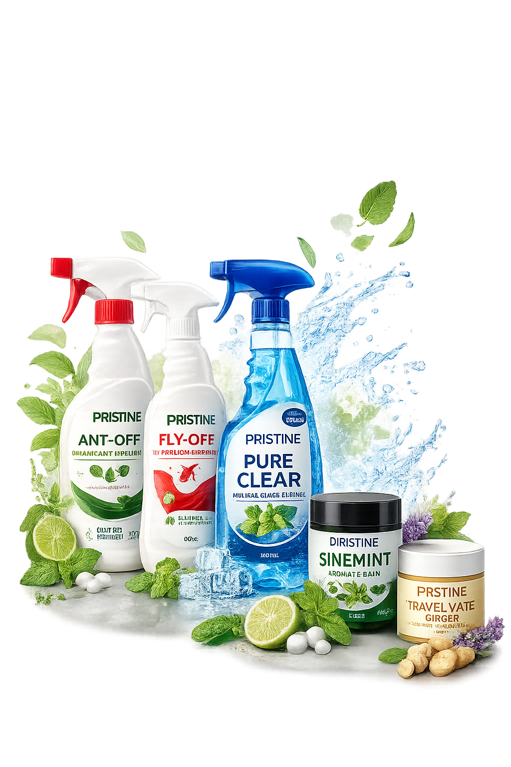 Pristine product range